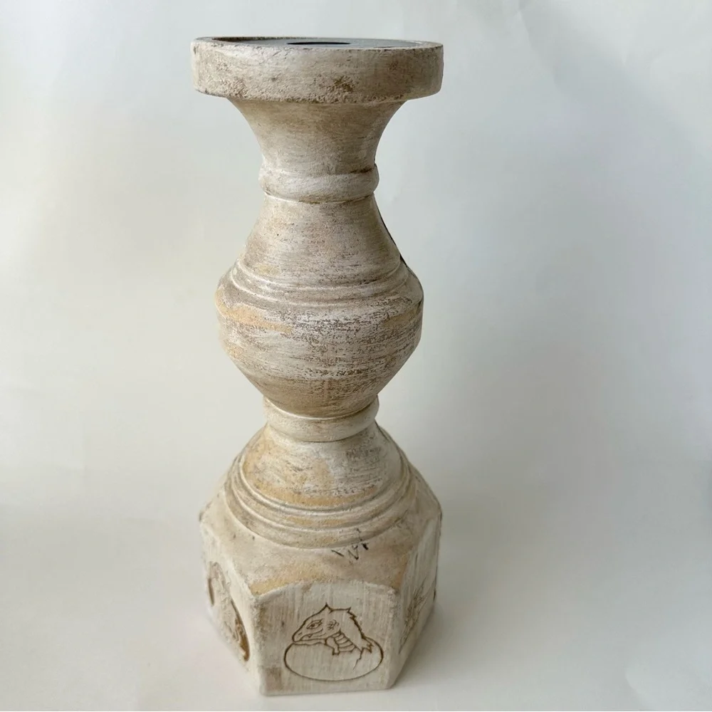 Dragon Wooden Candle Holder